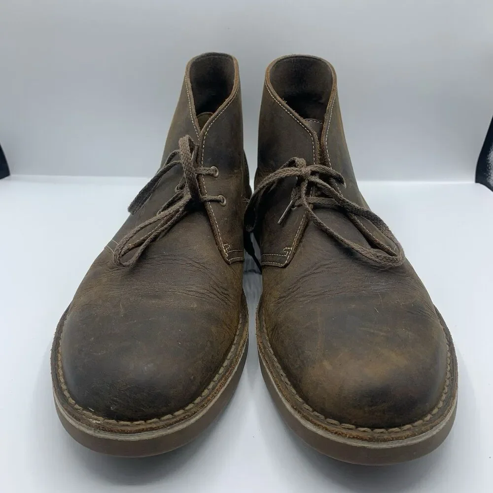 Clarks Bushacre 2 Beeswax Desert Boot Chukka Size 11 Men's Brown